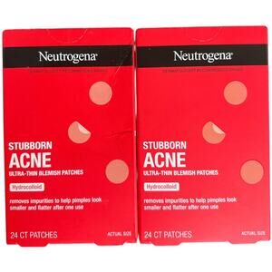 Lot 2 Neutrogena Stubborn Acne Hydrocolloid Blemish Patches